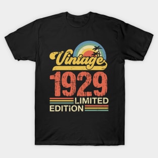 Retro vintage 1929 limited edition T-Shirt
